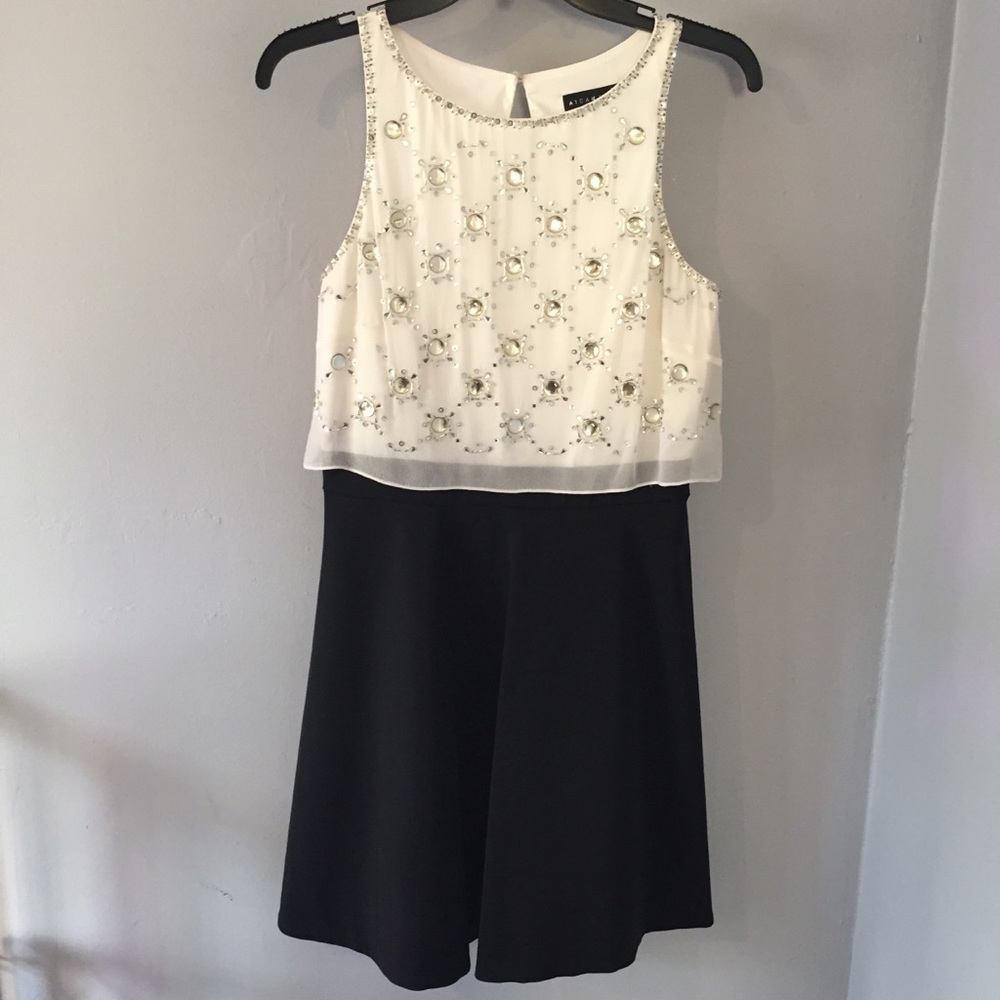 Aidan Mattox (Worn Once!) Beaded Cocktail Dress